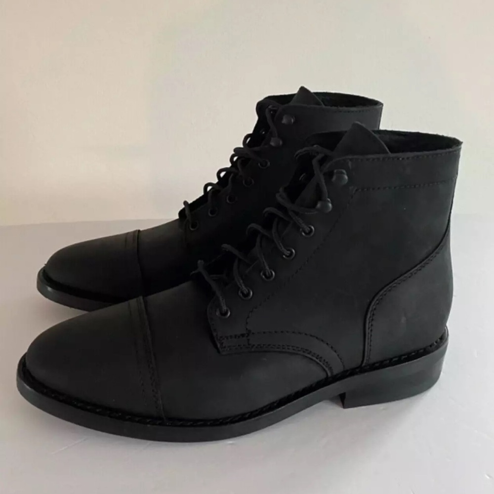 Thursday Boots Captain Size 10.5 in Black Matte
